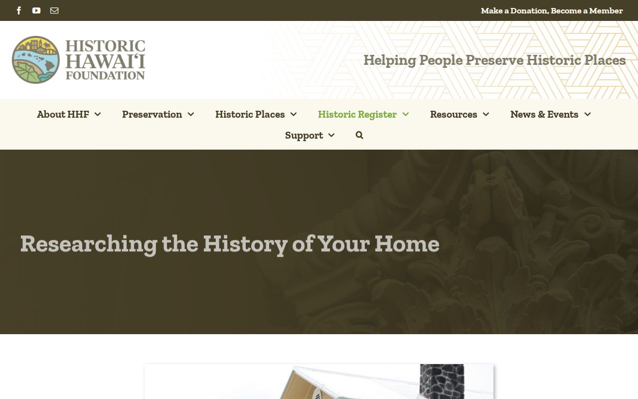 Historic Hawaii house-history research page used for Pearl City previous residents